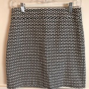 Loft Herringbone Pencil Skirt